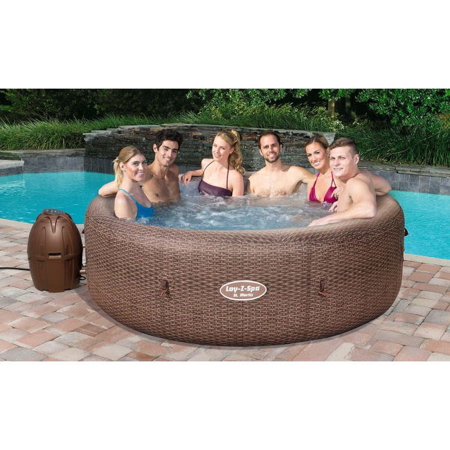 Bestway masažni bazen Lay-Z-Spa St. Moritz AirJet 216x166x71cm-1